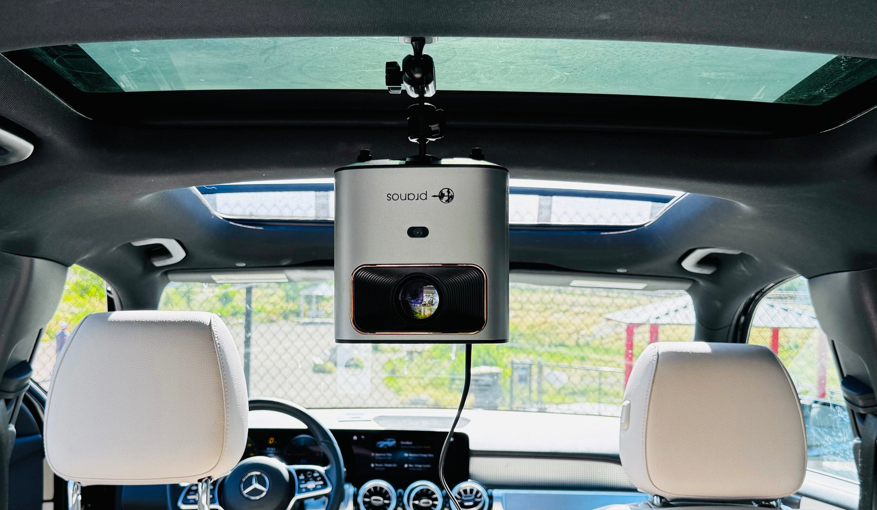 car window projection system 