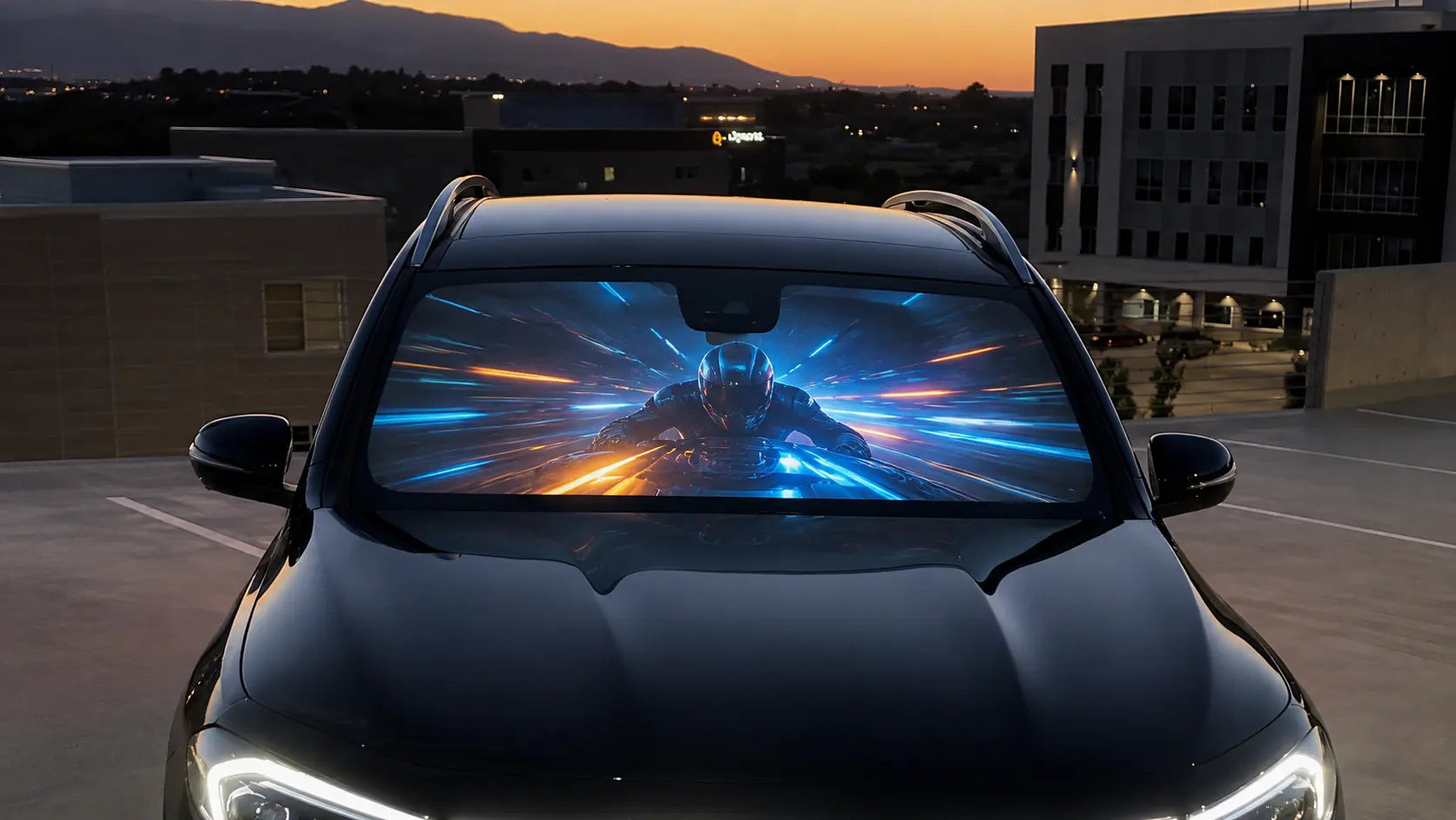 Front Windshield HoloGlass display